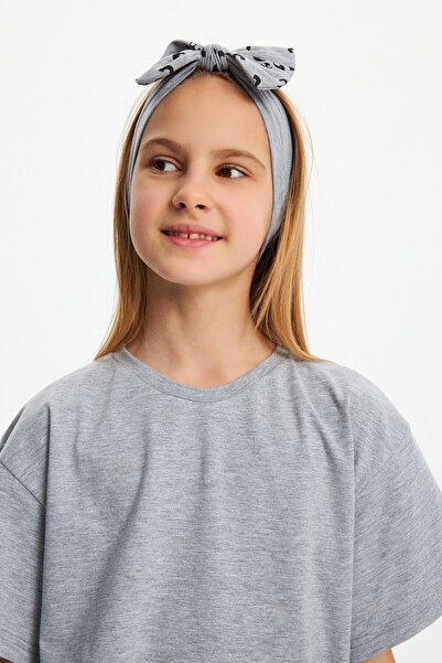 Babygiz Κοριτσίστικο βαμβακερό χτενισμένο βαμβακερό, αντιολισθητικό, αντι-ιδρωτικό, εξαιρετικά ελαφρύ εύκαμπτο κορδόνι μαλλιών με παπιγιόν μπαντάνα