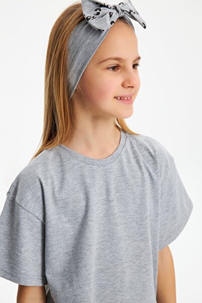 Babygiz Κοριτσίστικο βαμβακερό χτενισμένο βαμβακερό, αντιολισθητικό, αντι-ιδρωτικό, εξαιρετικά ελαφρύ εύκαμπτο κορδόνι μαλλιών με παπιγιόν μπαντάνα