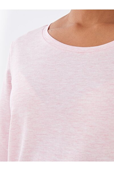 LC Waikiki Bisiklet Yaka Düz Uzun Kollu Kadın Pijama Takımı