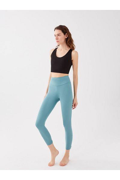 LC Waikiki Women's Tights with Elastic Waist and Gather Detail