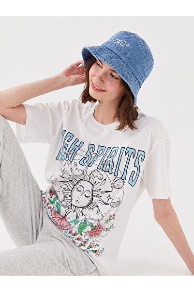 LC Waikiki Γυναικεία - Μπλουζάκι με κοντό μανίκι με λαιμόκοψη