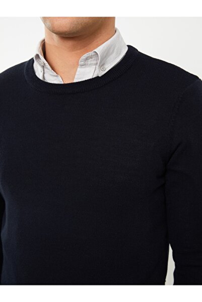 LC Waikiki Férfi kötöttáru pulóver - hosszú ujjú, nyakú