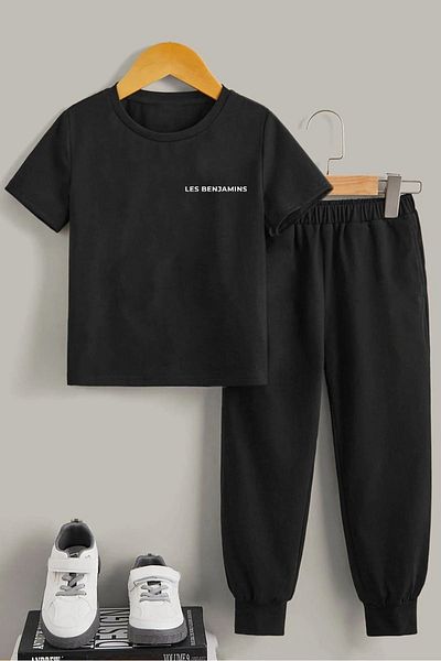 uyguntarz Παιδικό σετ φόρμας Unisex με στάμπα κάτω - επάνω