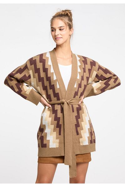 USHA FESTIVAL Offener Strickcardigan rakata