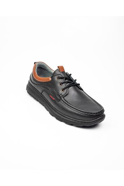 Voyager 6502 Pantofi casual pentru bărbați din piele neagră