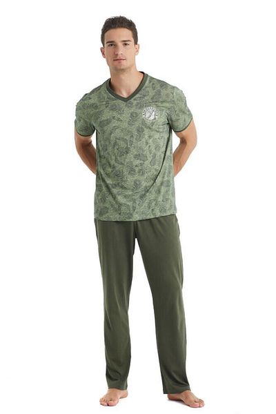 Blackspade Men's Short Sleeve Pajama Set 40024