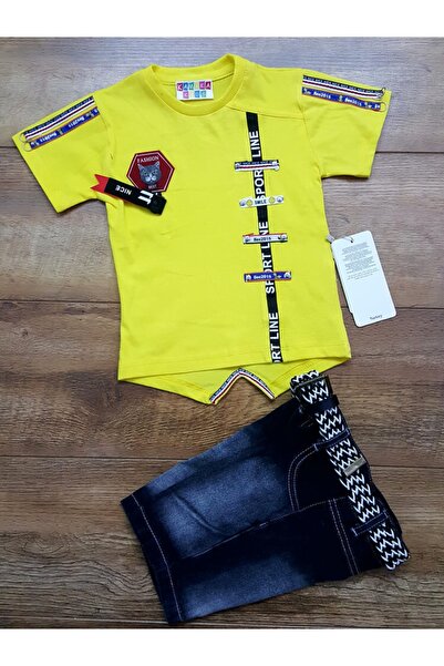 ARAS Set de accesorii cu pantaloni scurți din denim