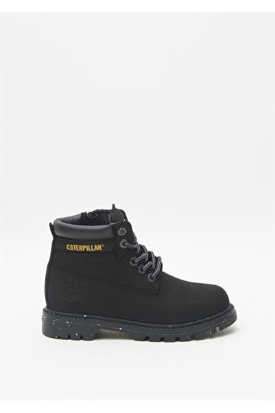 Caterpillar E Colorado Çocuk Siyah Nubuk Bot