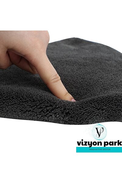 Vizyon Park 5 Adet Mikrofiber Kalın Leke Bırakmaz Araç Yıkama Kurulama Oto Cila Cam Temizlik Havlu Bez 40x40 Cm
