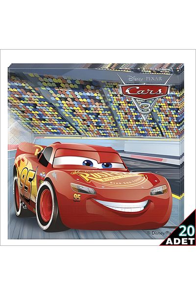 Süsle Baby Party Cars 3 - Χαρτοπετσέτα - 20 Τεμάχια