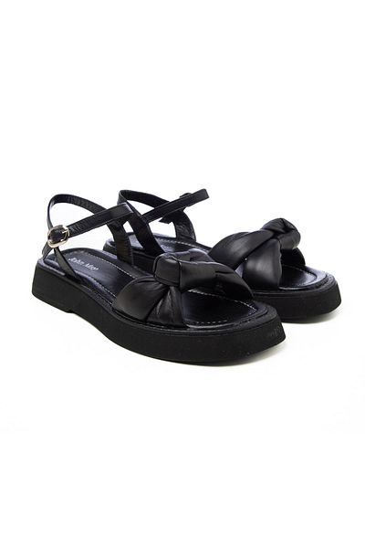 John May Women's Sandals Gtn-20762 Black
