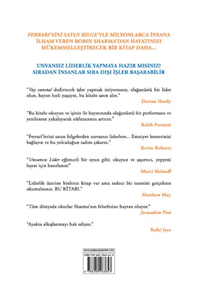Pegasus Yayınları Unvansız Lider - Robin Sharma
