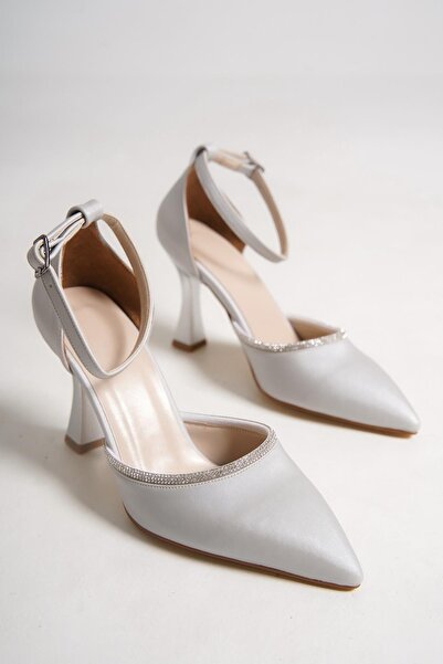 Modabuymus Βραδινό φόρεμα με τακούνι Topez Silver Stone Stiletto