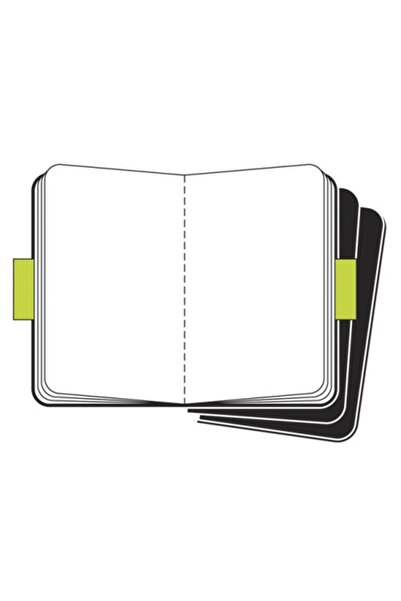 Moleskine Cahier Pocket 3-Piece Unlined Notepad, 9x14cm