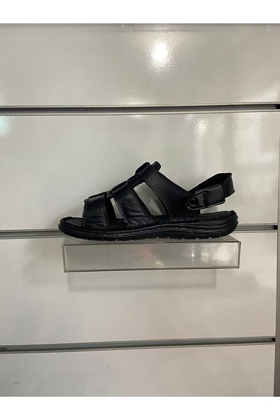 PUNTO Ανδρικά πέδιλα ορθοπεδικά από γνήσιο δέρμα