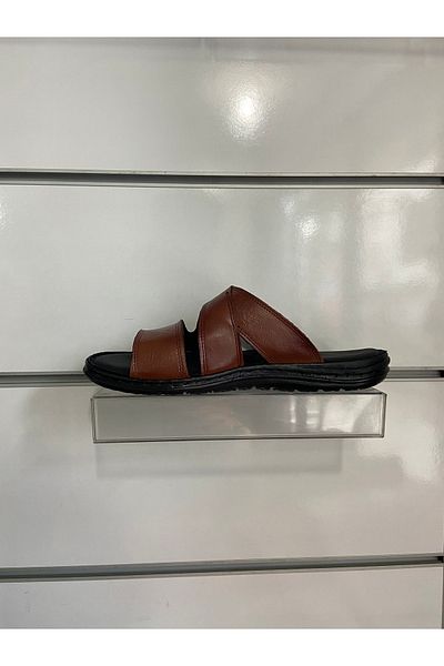 PUNTO Ανδρικές Παντόφλες Ορθοπεδικές Γνήσιες Δερμάτινες
