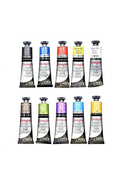 Daler Rowney Georgian Yağlı Boya 225ml Tüm Renkler Full Set 58'li Set