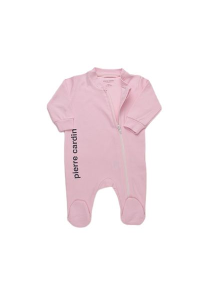 Pierre Cardin 100% Cotton Baby Rompers with Zippered Booties