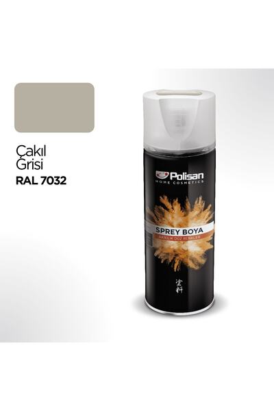 Polisan Akrilik Çakıl Grisi Sprey Boya 400 ml - RAL 7032
