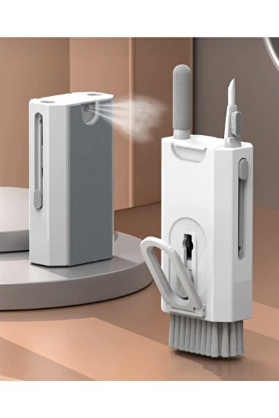 Nezih Case Temizlik Kiti Klavye Fırçası Kulaklık Temizleme Kalemi Sıvı Püskürtmeli Çok Fonksiyonlu Aparat Seti