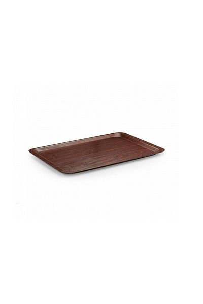 Ünsal Showroom 43X61Cm Rectangular Triaform Kraf Anti-Slip Tray