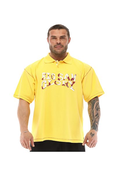 Big Sam Polo Neck Cotton T-Shirt 2611