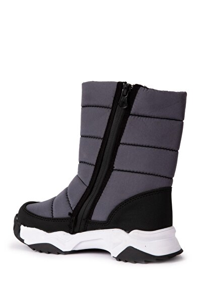 Kidata design Gri Su Geçirmez Içi Kürklü Polarlı Çocuk Karbotu(BOTUN ÜSTÜNDEKİ ARMA İÇİN ACIKLAMAYI OKUYUNUZ)