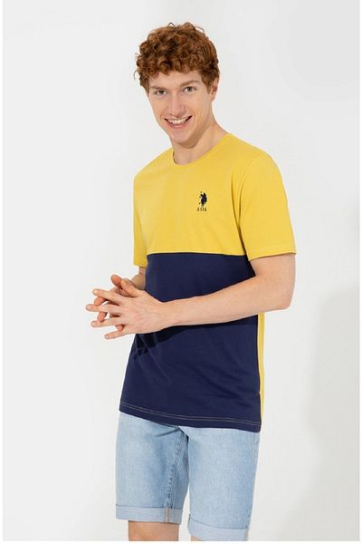 U.S. Polo Assn. Men's Navy Blue Crew Neck T-shirt 1372752