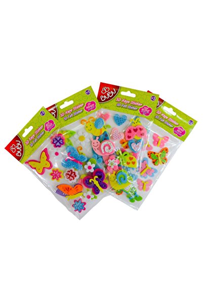 Genel Markalar Bu-bu 3d Küçük Keçe Sticker -sts009