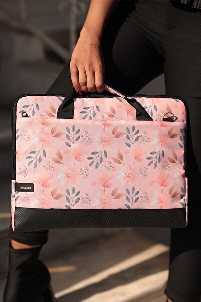 Moserini حقيبة كمبيوتر محمول منقوشة مقاس 15.6 بوصة من Monster Abra مع حماية للقاعدة وحزام كتف - فينوس