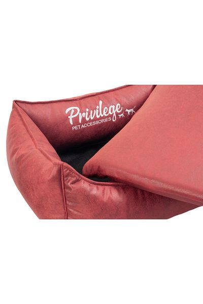 Privilege Premium Visco Cat Bed Red Medium 50x70x22 Cm