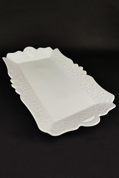 Digithome Veronica Porcelain Rectangular Presentation Plate – Lmg 752-l C320.113