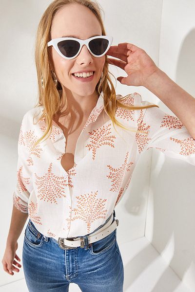Olalook Hemd - Orange - Regular Fit