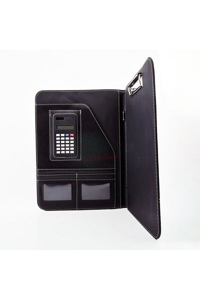 Lizy Secretarial - Faux Leather CalculatorCard Vizıtlı