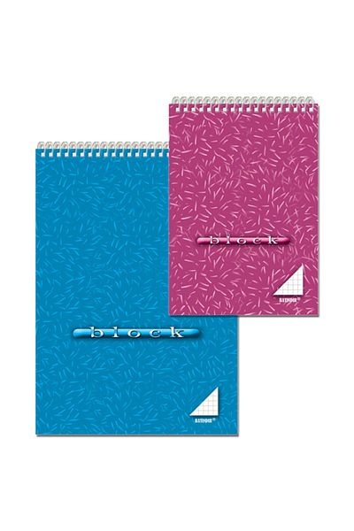 Bayındır Memo Pad Spiral Cardboard Cover Striped 40 Yp A5 Bns0050