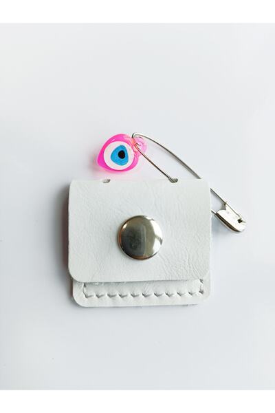 ViP GiFT Mini Bebek Cevşen Dualı Kolye Muska Hakiki Deri El Yapımı Dörtgen