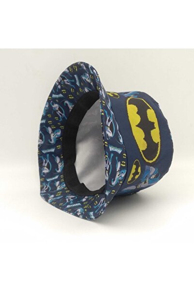 Shopiolog Çocuk Kova Şapka Erkek Kahraman Batman Balıkçı Kova Şapka Batman Güneş Şapkaları