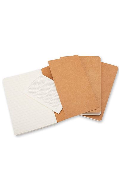 Moleskine Cahier Pocket 3-Piece Lined Notebook, 9x14cm