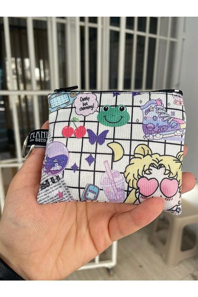 Planet Butik Sailor Moon Aesthetic Collage Coin Purse
