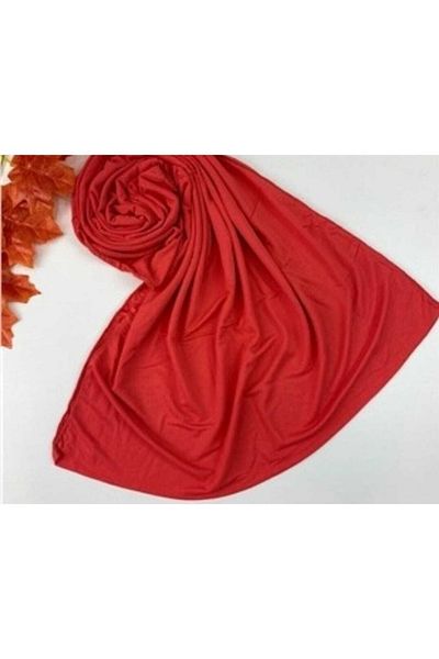 ÇEÇEN HOME Χτενισμένο Βαμβακερό Σάλι (75x180) Κόκκινο