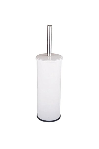 Zethome Perie de toaletă inoxidabilă Perie de baie albă
