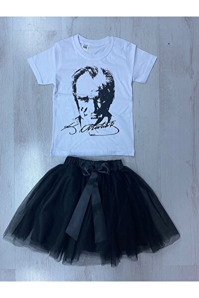 1983 GÖKKUŞAĞI KİDS ÇOCUKLARIN RENKLİ DÜNYASI Μπλουζάκι White Horse - Σετ φού...