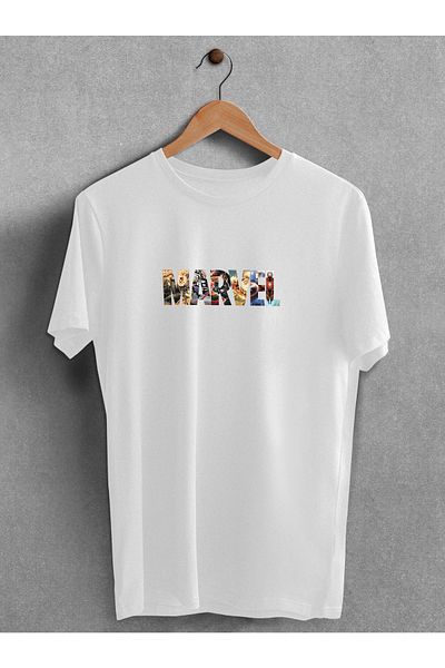 Pear Wear - Marvel Printed Unisex Oversize Μαύρο T-Shirt