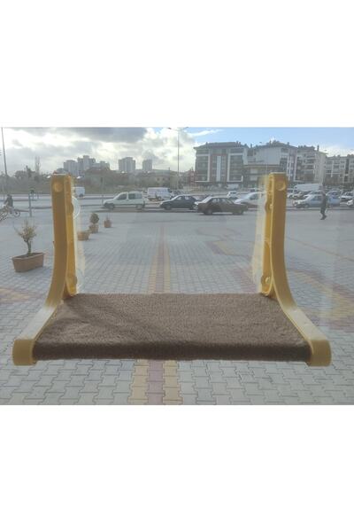 TİNEKE Strong Suction Cup Cat Bed Glass-Sticking Mountable Mattress