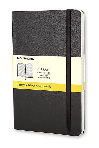 Moleskine Caiet cu 192 pagini dimensiune A4 21x29,7cm - Copertă rigidă
