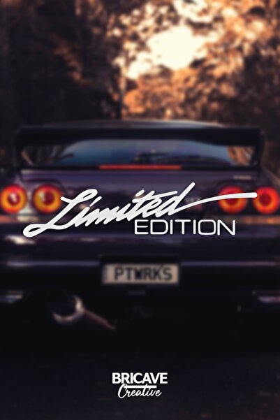 Bricave Autocolant pentru mașină-motocicletă ediție limitată 30x7cm