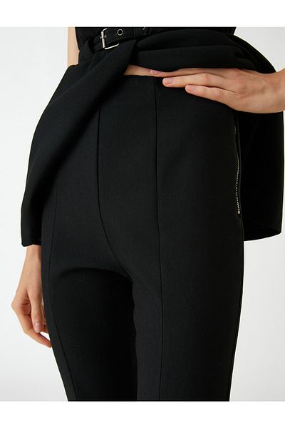 Koton Enge Hose mit Schlitzdetail