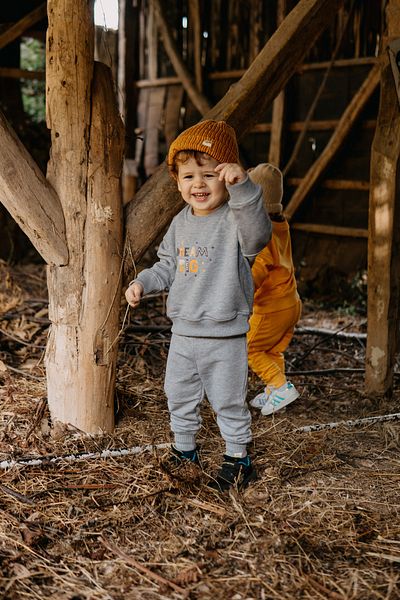 Luna Kids Collection Embroidered Baby&Kids Sweatshirt - Sweatpants Set
