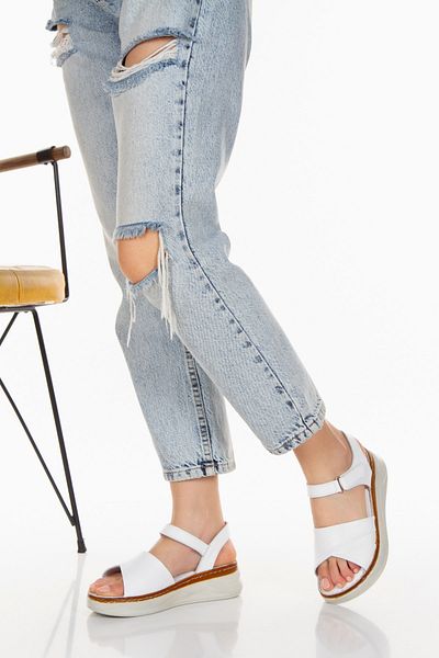 İLOLİCA Inner and Outer Genuine Leather Orthopedic Comfort Sole Women's Sandals