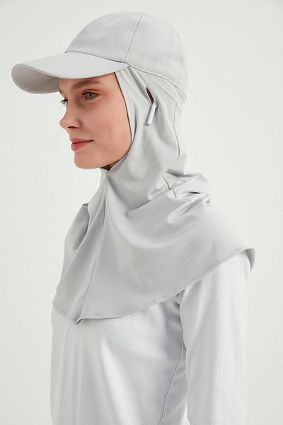 MEECY Women's Gray Hijab Hat
